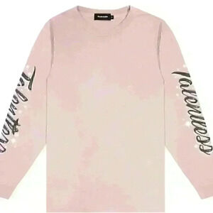 Taletless LONG SLEEVE TEE - pink AIRBRUSH sleeve